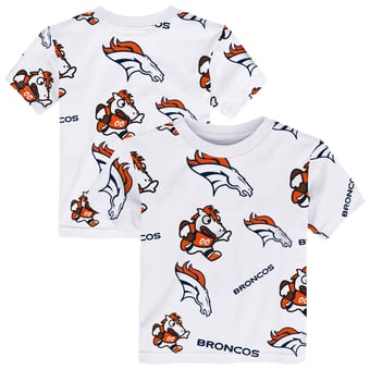 Toddler Outerstuff White Denver Broncos Mascot Play T-Shirt