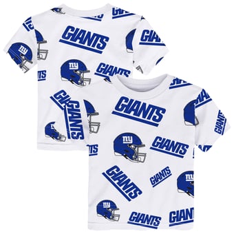 Toddler Outerstuff White New York Giants Mascot Play T-Shirt