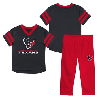 Toddler Outerstuff Navy/Red Houston Texans Red Zone Jersey Top & Pants Set