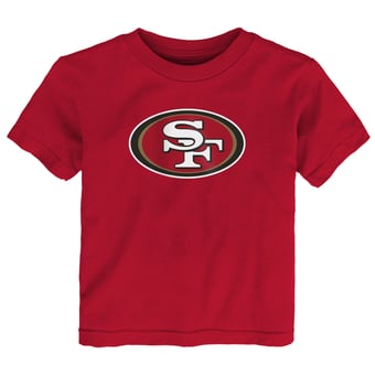 Toddler Outerstuff Scarlet San Francisco 49ers Primary Logo T-Shirt