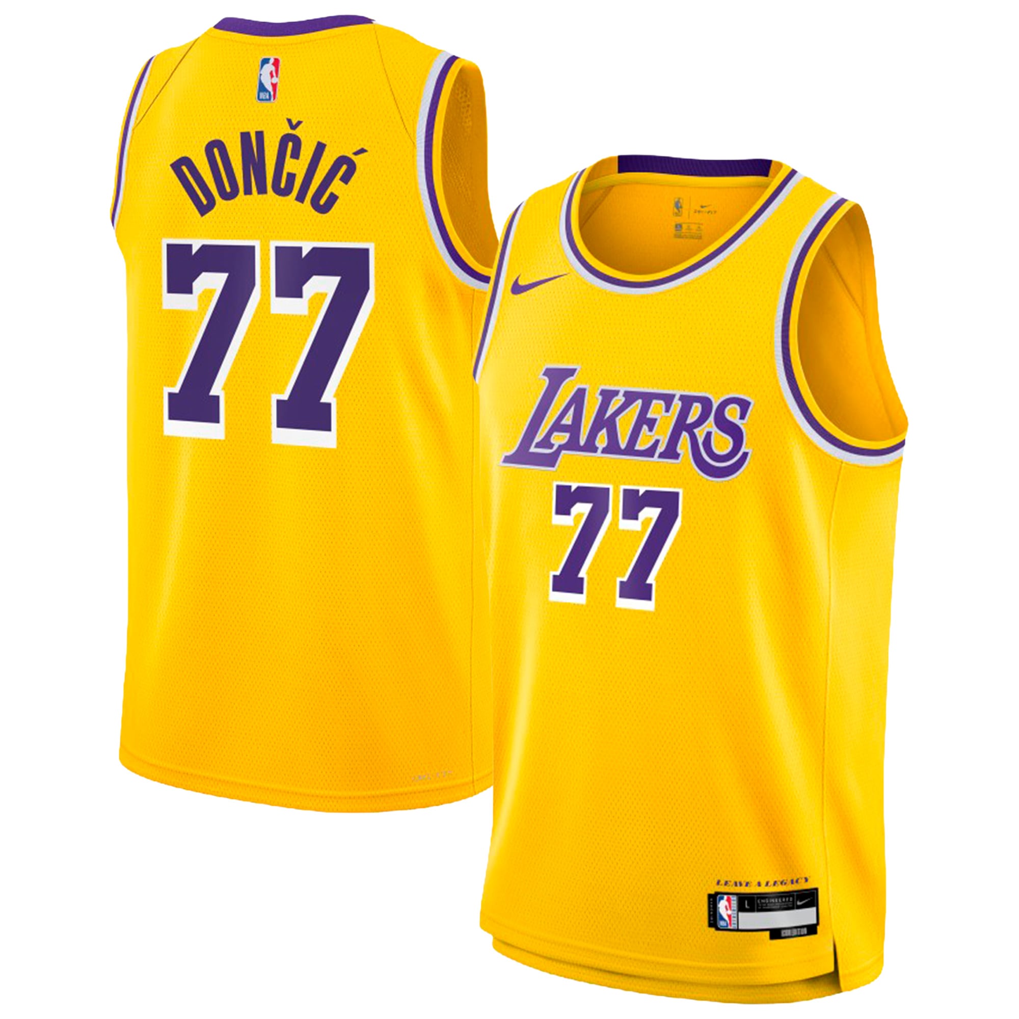 Los Angeles Lakers NBA Icon Jersey - Luka Doncic - Youth