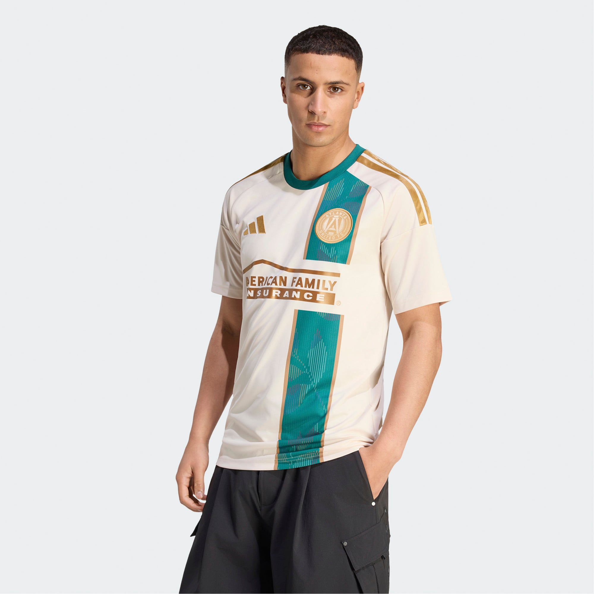 Men's adidas Tan Atlanta United FC 2026 Spirit Of '96 Replica Jersey