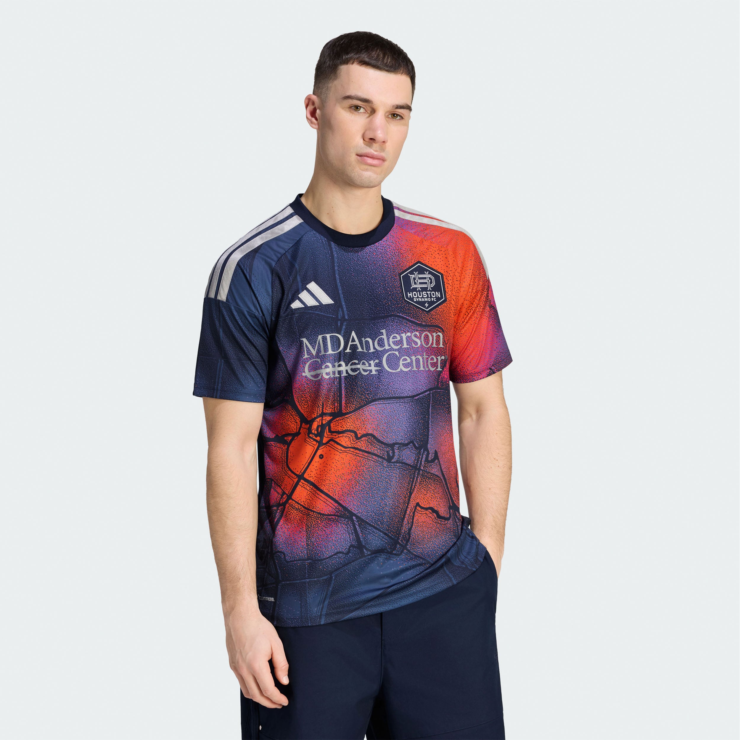 Men's adidas Blue Houston Dynamo FC 2026 Mission Control Replica Jersey