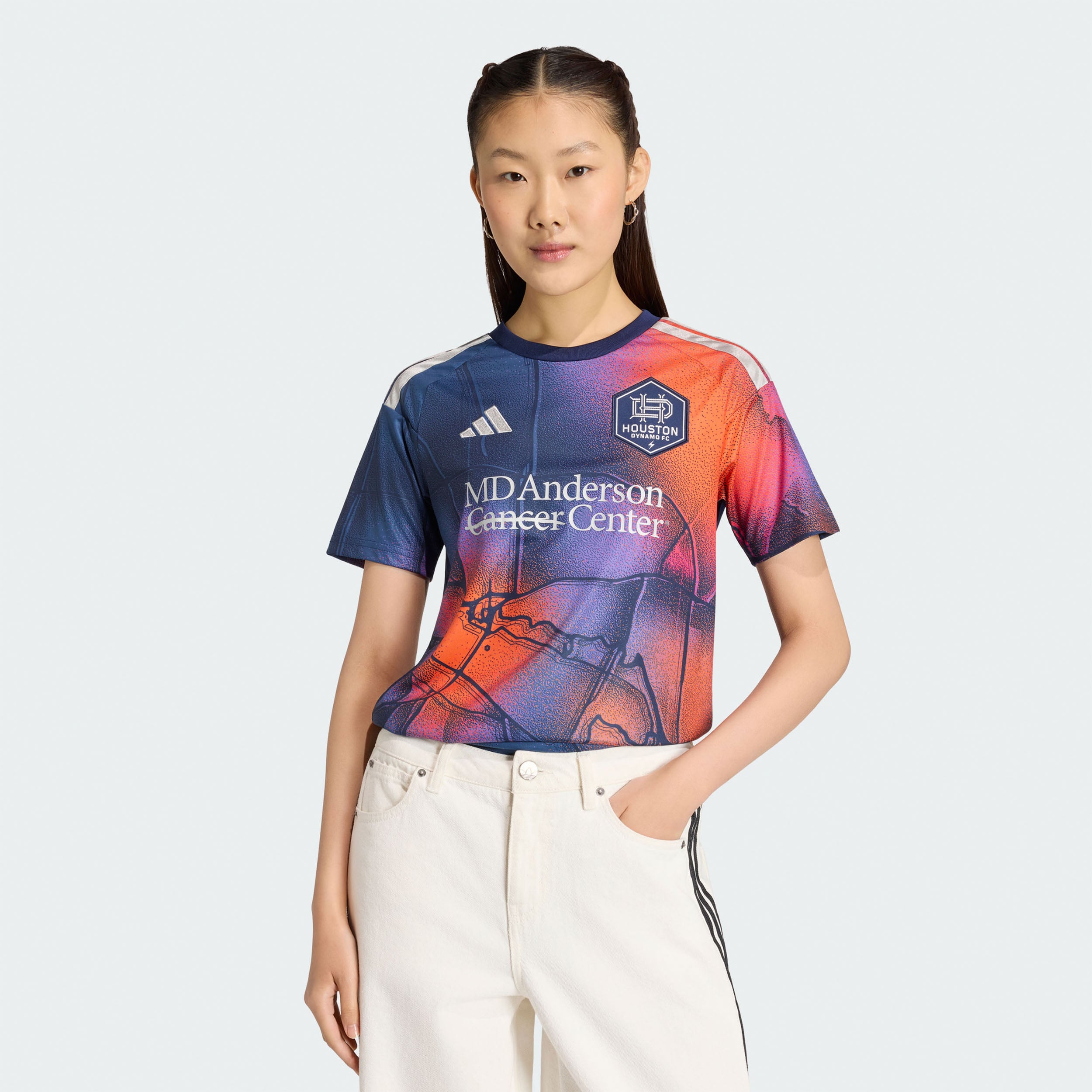 Women's adidas Blue Houston Dynamo FC 2026 Mission Control Replica Jersey