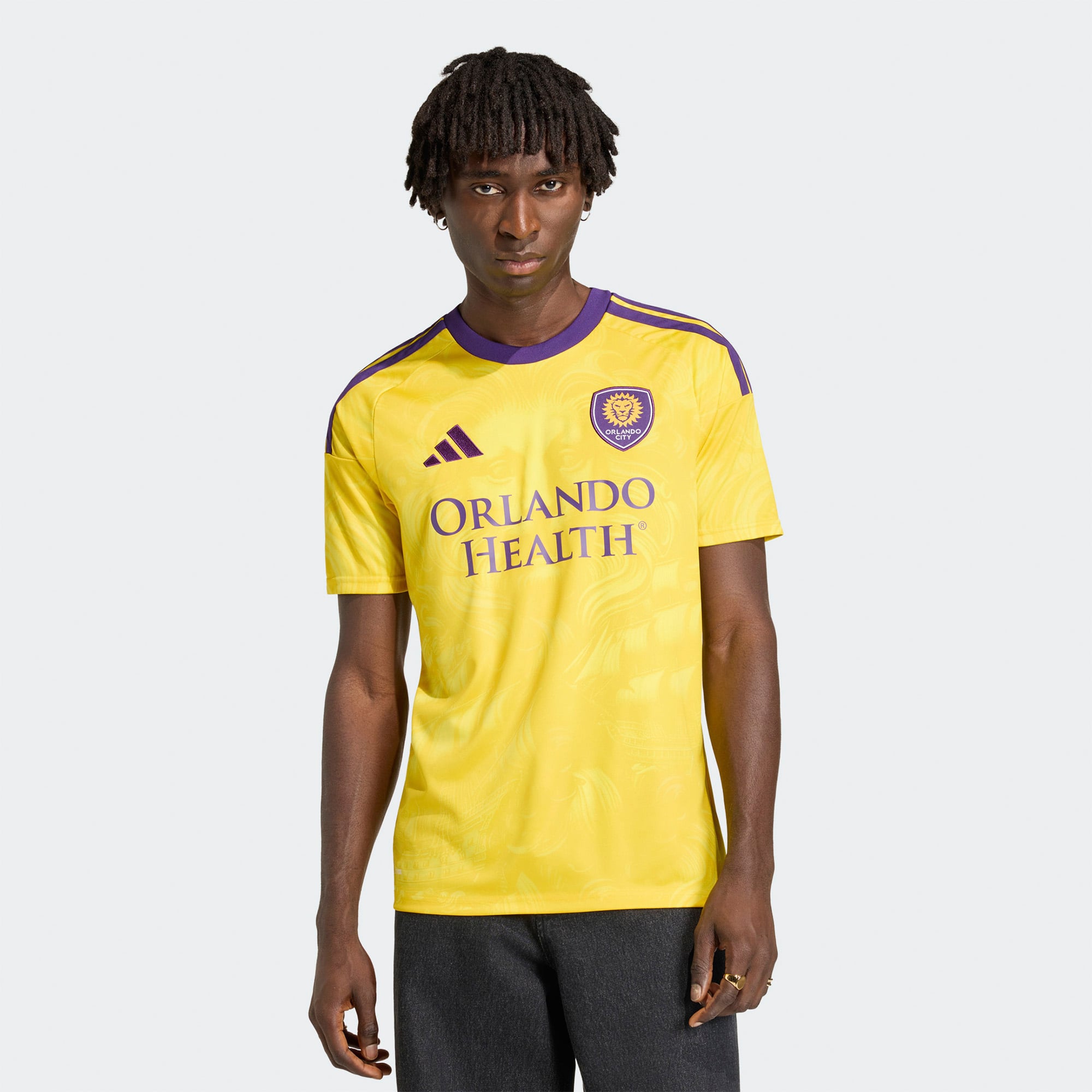 Men's adidas Gold Orlando City SC 2026 Sunken Treasure Kit Replica Jersey