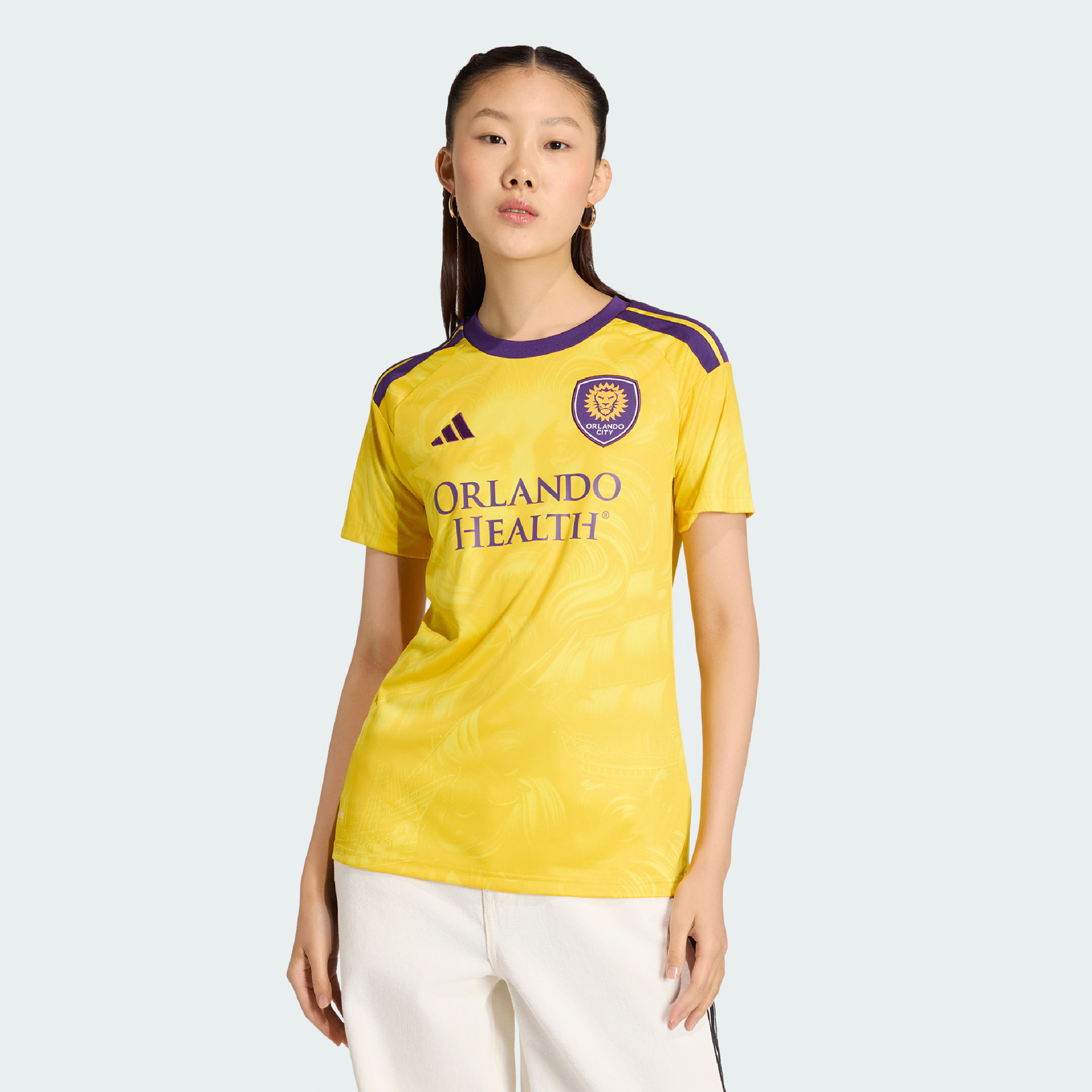 Women's adidas Gold Orlando City SC 2026 Sunken Treasure Kit Replica Jersey