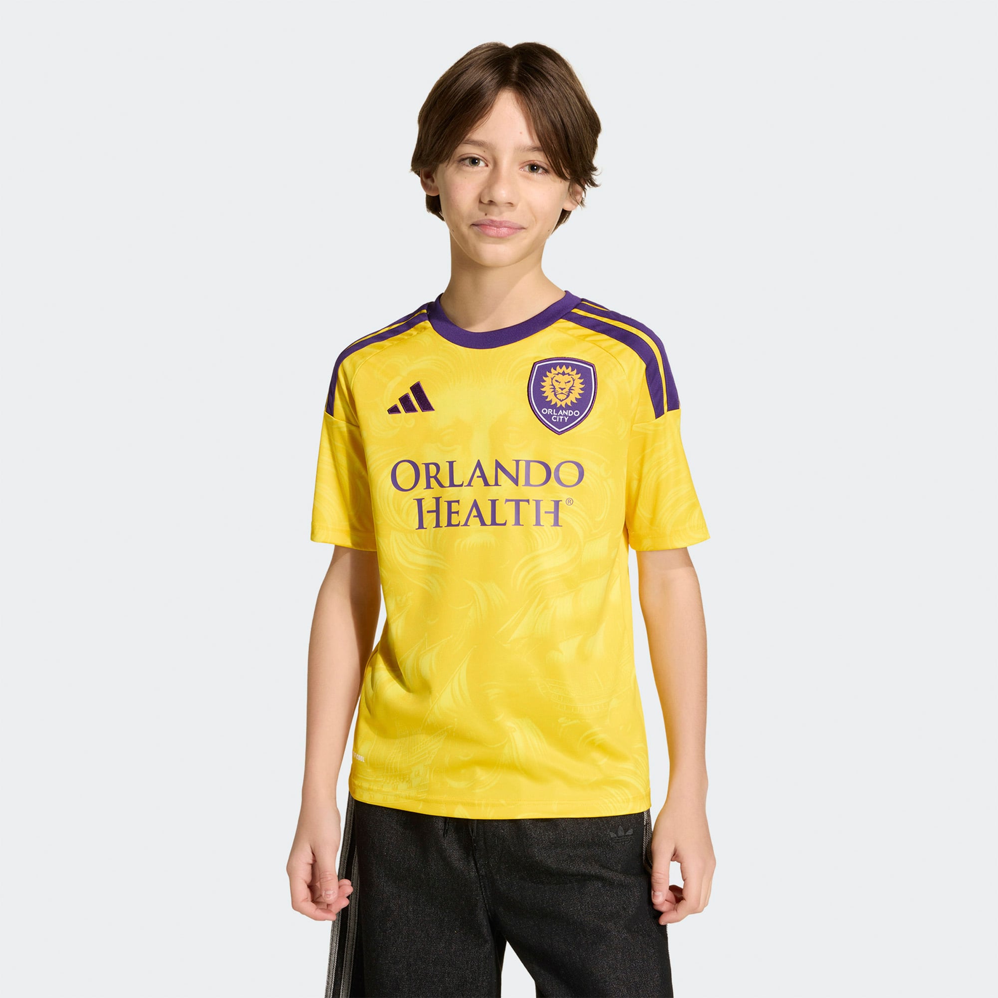 Youth adidas Gold Orlando City SC 2026 Sunken Treasure Kit Replica Jersey