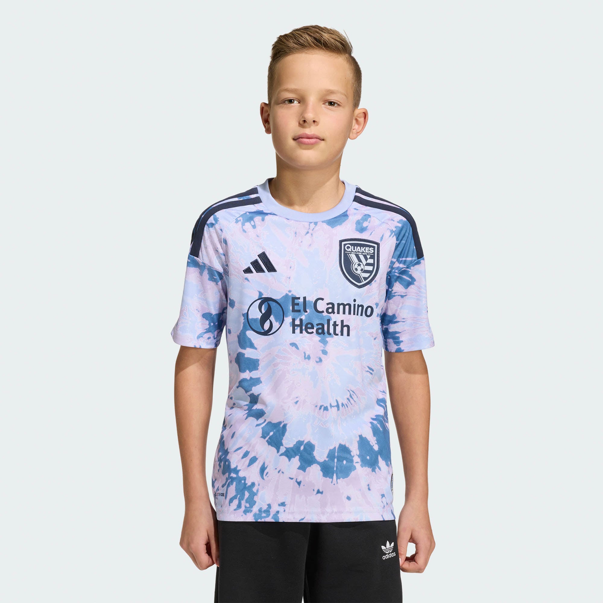 Youth adidas Light Blue San Jose Earthquakes 2026 The Dead Kit Replica Jersey