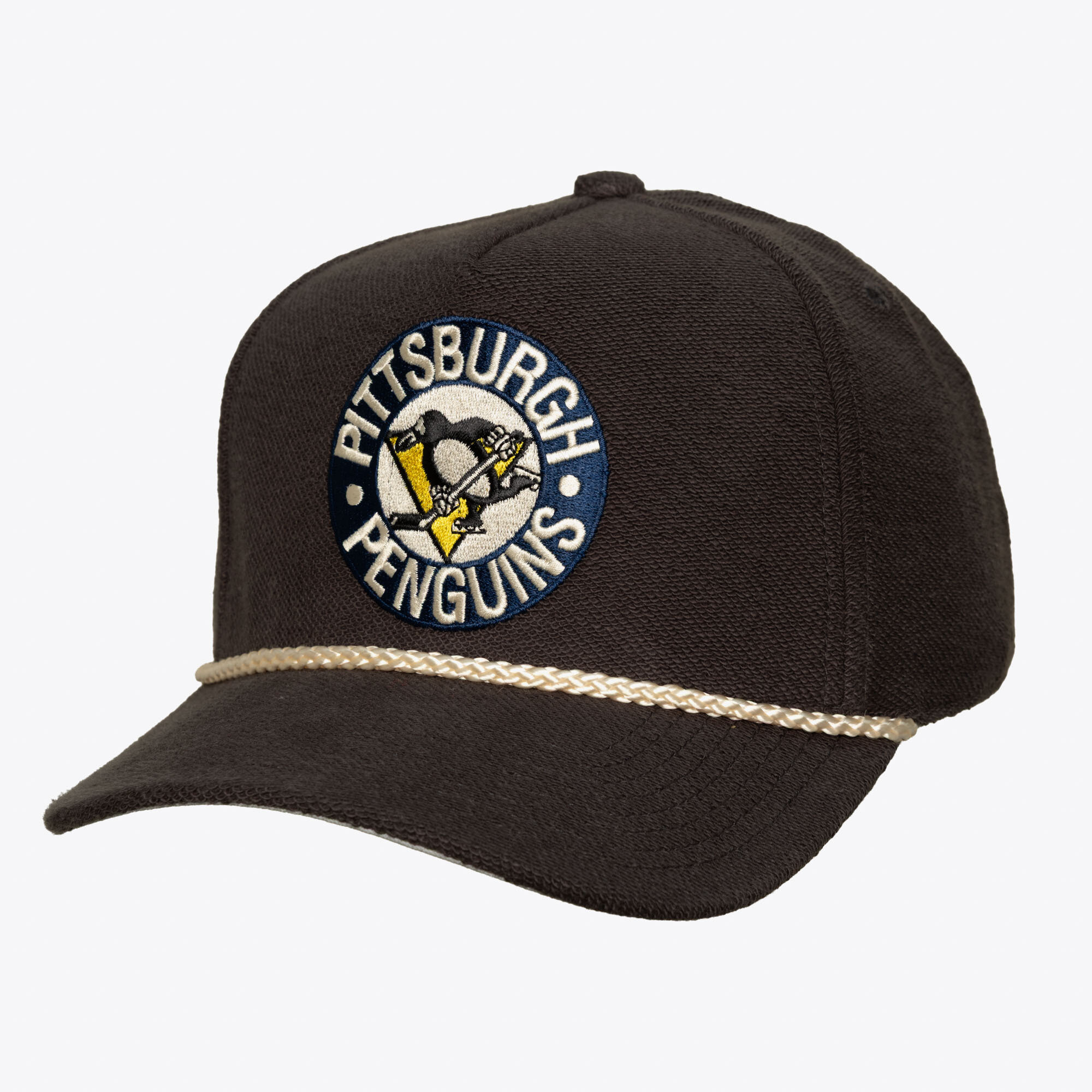 Men's Mitchell & Ness  Charcoal Pittsburgh Penguins Heritage Hues Pro Crown Snapback Hat