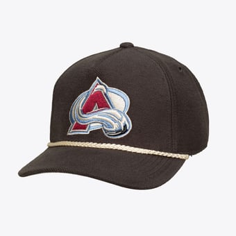 Men's Mitchell & Ness  Charcoal Colorado Avalanche Heritage Hues Pro Crown Snapback Hat
