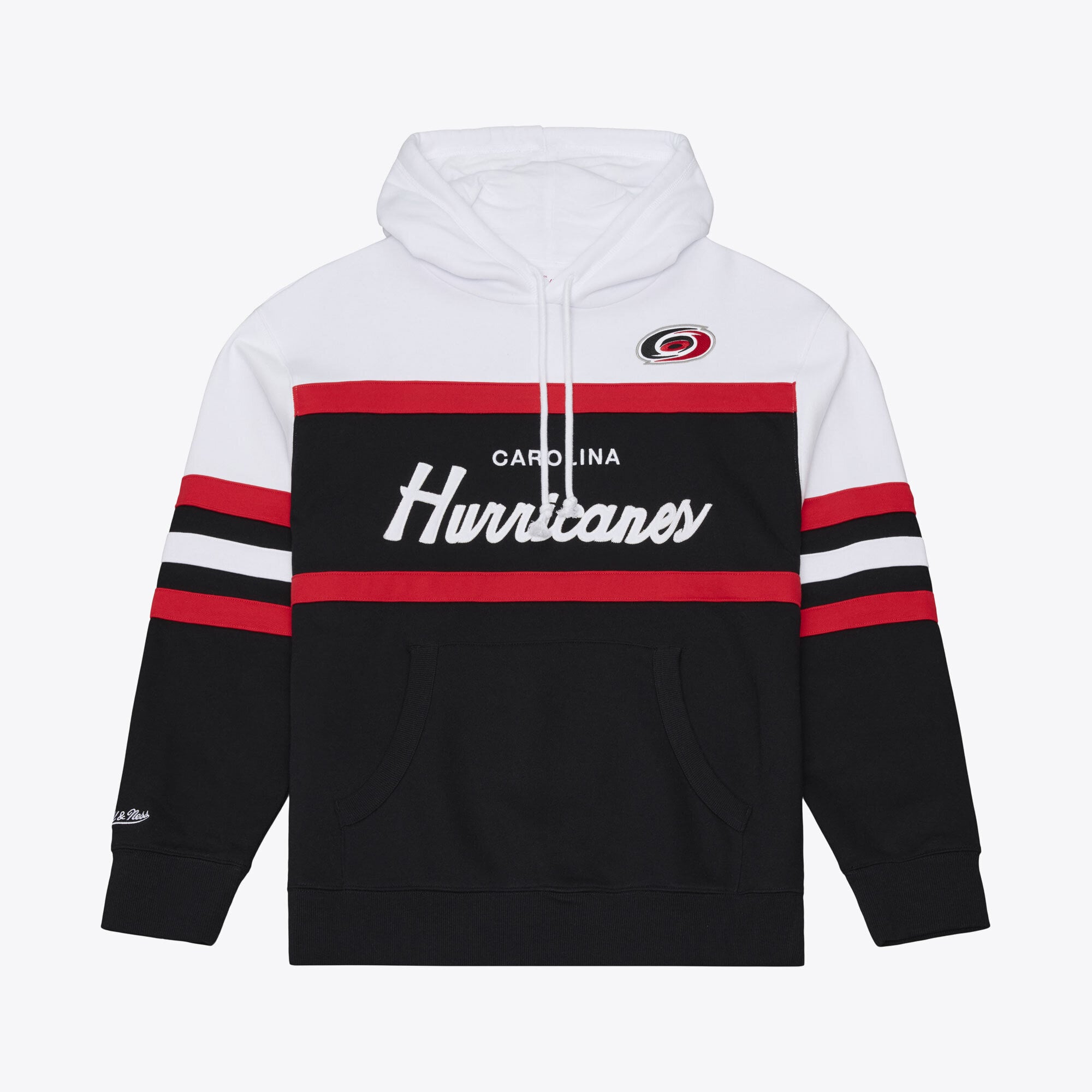 Men's Mitchell & Ness Black Carolina Hurricanes Head Coach Hoodie