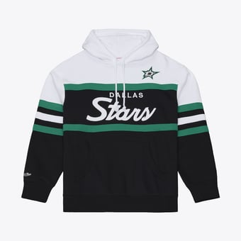 Men's Mitchell & Ness Black Dallas Stars Head Coach Hoodie