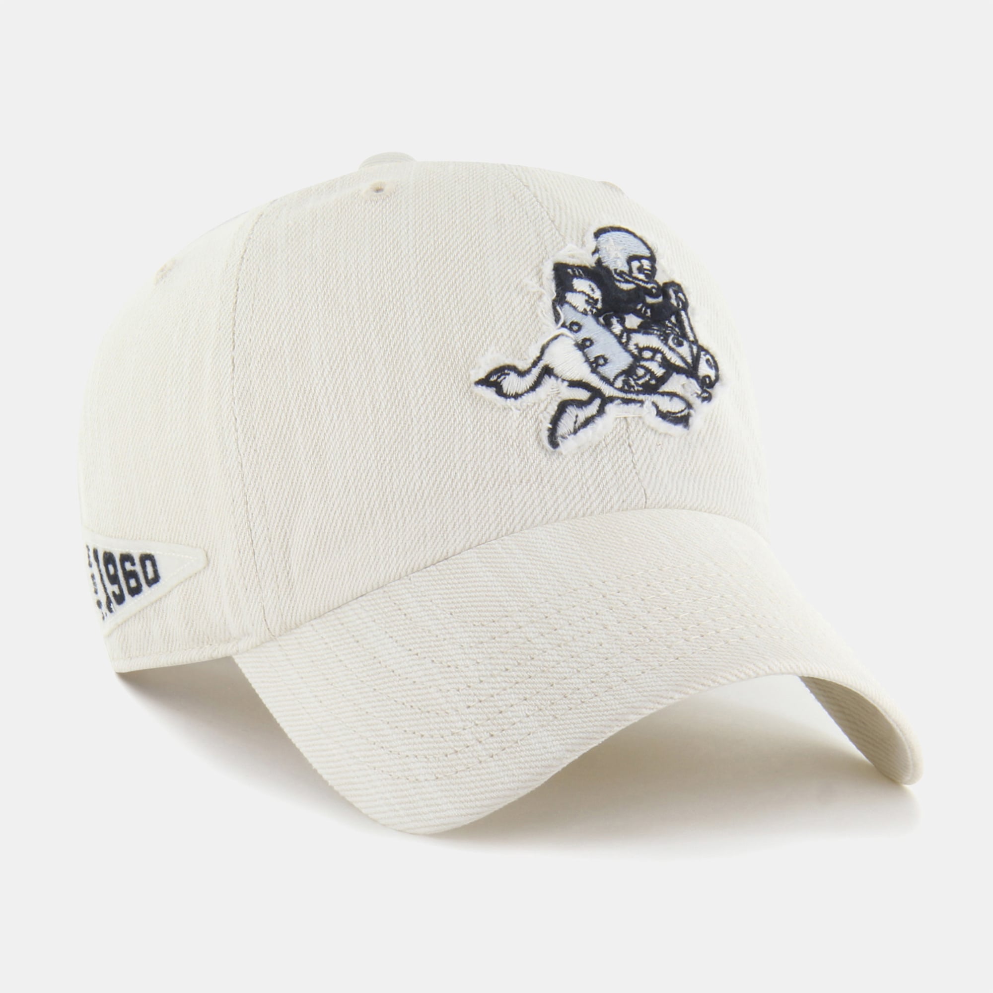 Men's '47 Natural Dallas Cowboys Retro Clean Up Adjustable Hat