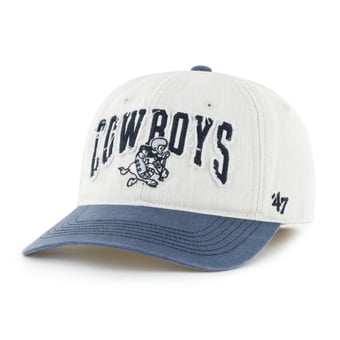 Men's '47  Natural/Navy Dallas Cowboys Franchise Fitted Hat