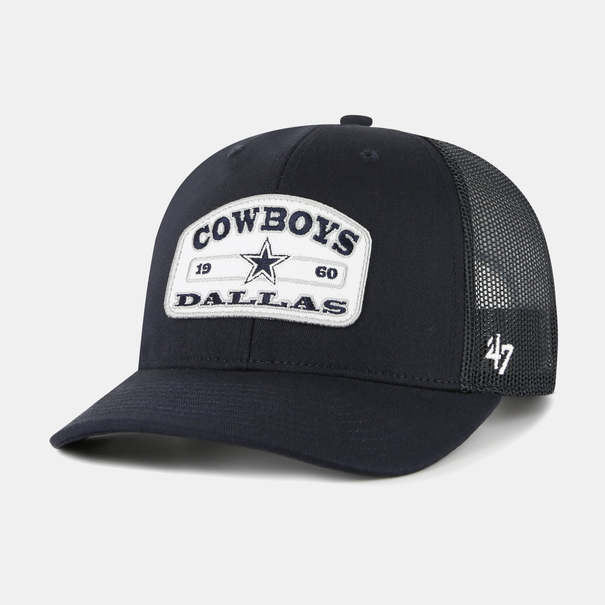 Men's '47 Navy Dallas Cowboys Roadway Strap Adjustable Trucker Hat