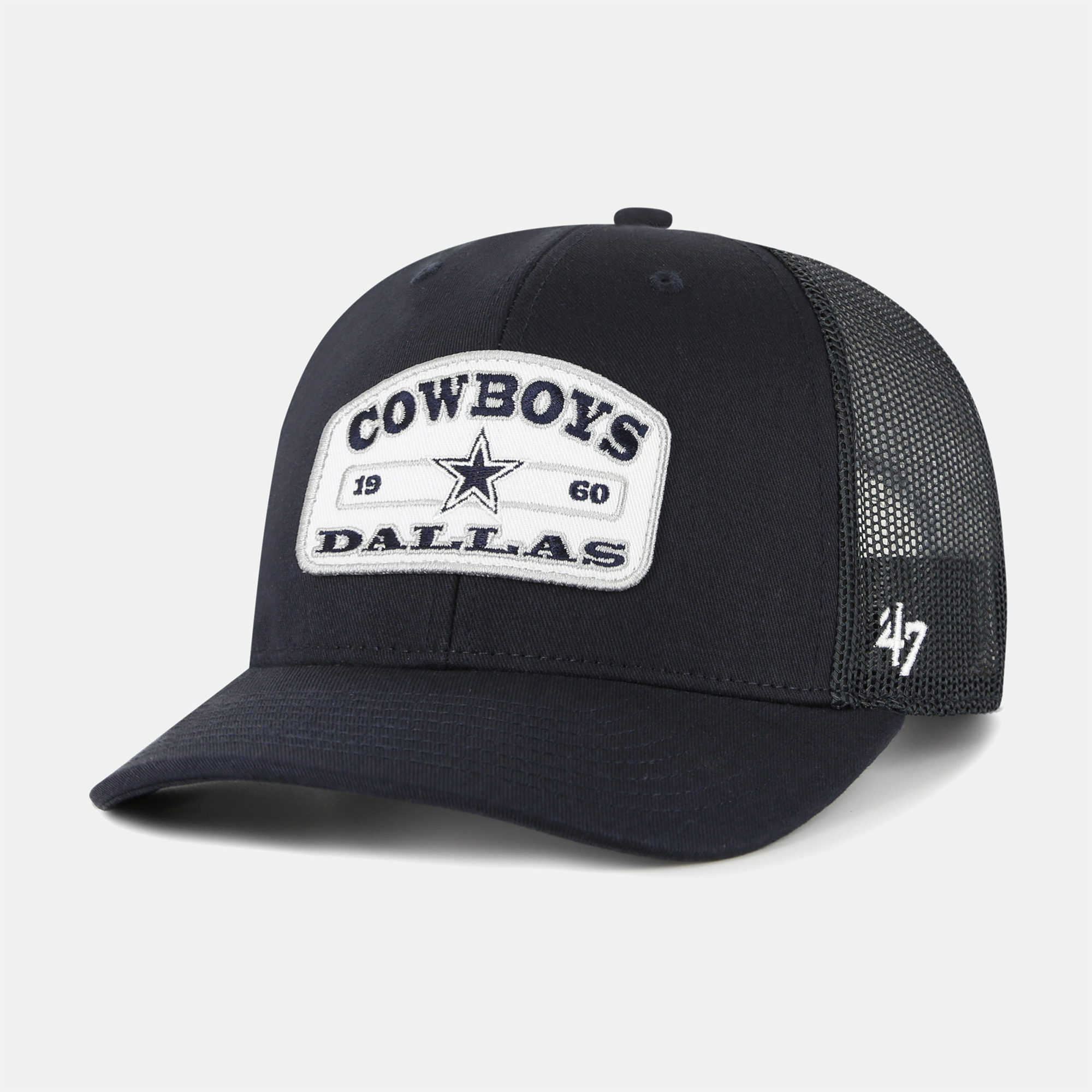 '47 Brand Men's Navy Dallas Cowboys Roadway Strap Adjustable Trucker Hat - Navy