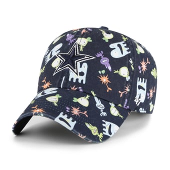 Youth '47 Navy Dallas Cowboys Space Critter Clean Up Adjustable Hat