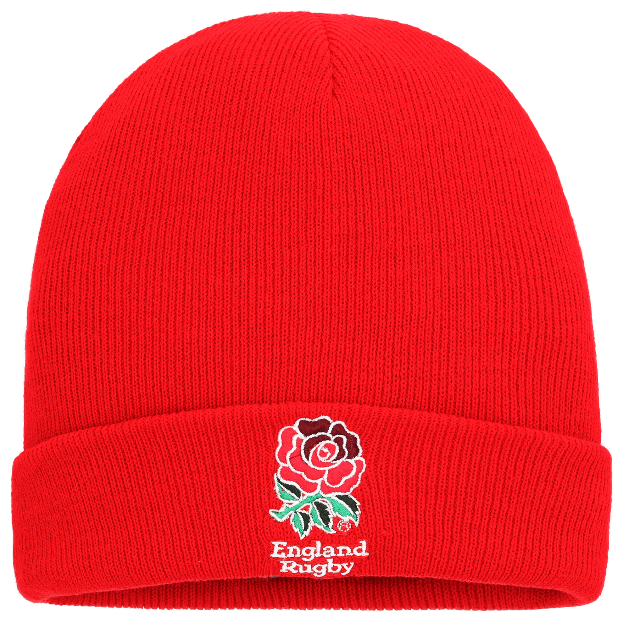 Berretto con risvolto England Rugby Core - Junior - Rosso