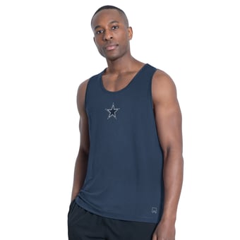 Men's MSX by Michael Strahan  Navy Dallas Cowboys Energy Scoop Neck Tank Top