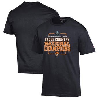 Unisex Champion Black Oklahoma State Cowboys 2025 NCAA Men's Cross Country National Champions T-Shirt