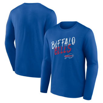 Men's Royal Buffalo Bills Hustle Long Sleeve T-Shirt