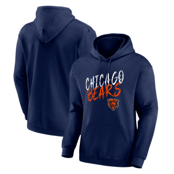 Men's Navy Chicago Bears Hustle Hoodie