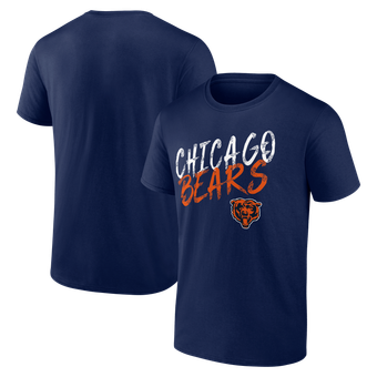 Men's Navy Chicago Bears Hustle T-Shirt