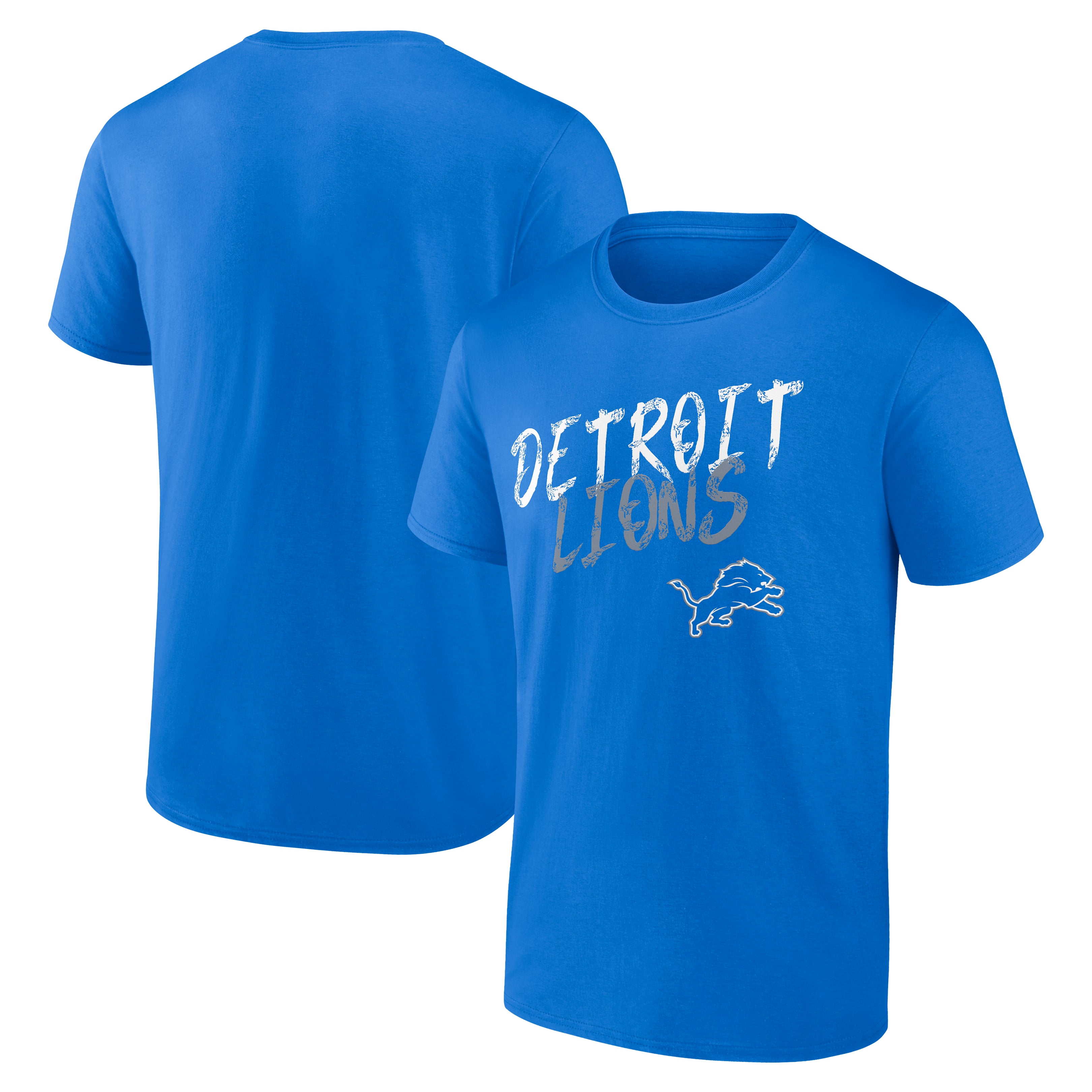 Men's Blue Detroit Lions Hustle T-Shirt