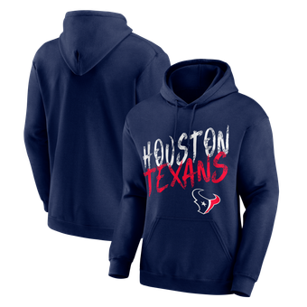 Men's Navy Houston Texans Hustle Hoodie