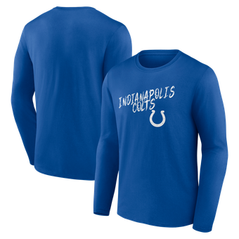 Men's Royal Indianapolis Colts Hustle Long Sleeve T-Shirt