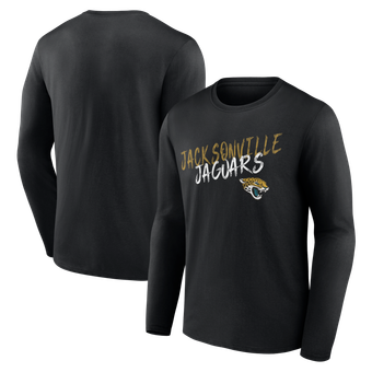 Men's Black Jacksonville Jaguars Hustle Long Sleeve T-Shirt