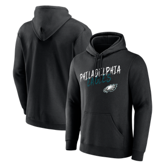 Men's Black Philadelphia Eagles Hustle Hoodie