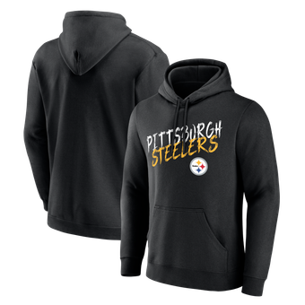 Men's Black Pittsburgh Steelers Hustle Hoodie