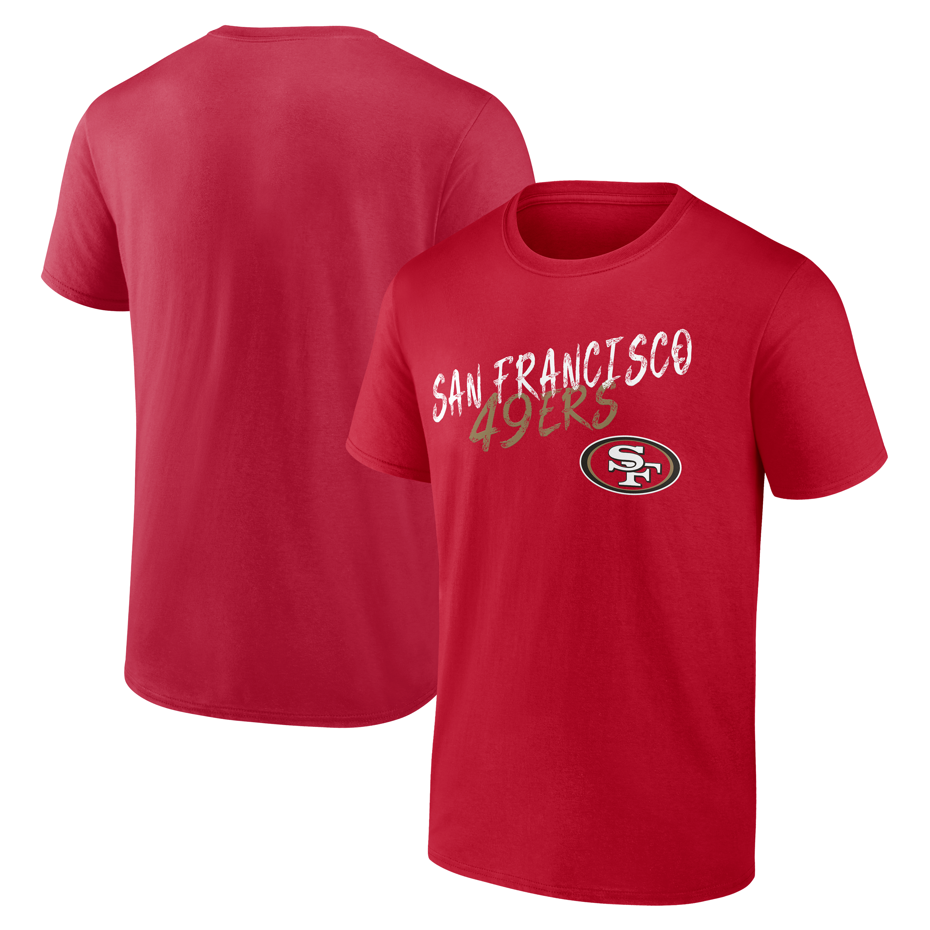 Men's Scarlet San Francisco 49ers Hustle T-Shirt