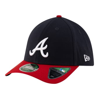 Men's New Era  Navy Atlanta Braves Player Replica 39THIRTY M-Crown Flex Hat