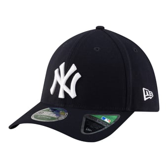 Men's New Era Navy New York Yankees Player Replica 39THIRTY M-Crown Flex Hat
