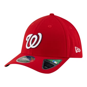 Men's New Era  Red Washington Nationals Player Replica 39THIRTY M-Crown Flex Hat