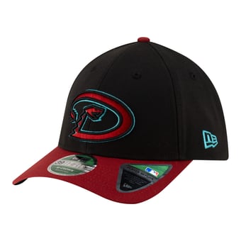 Men's New Era  Black Arizona Diamondbacks Player Replica 39THIRTY M-Crown Flex Hat