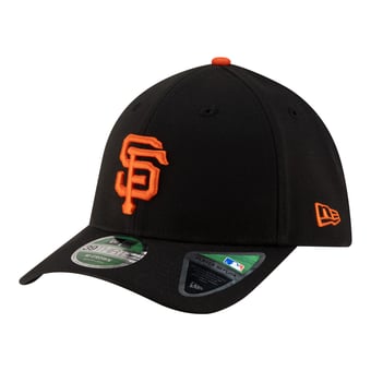 Men's New Era  Black San Francisco Giants Player Replica 39THIRTY M-Crown Flex Hat