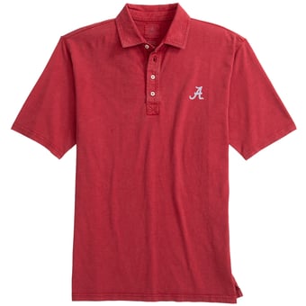 Men's johnnie-O  Crimson Alabama Crimson Tide Coastal Wash Polo