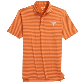 Men's johnnie-O  Texas Orange Texas Longhorns Beau Striped Polo