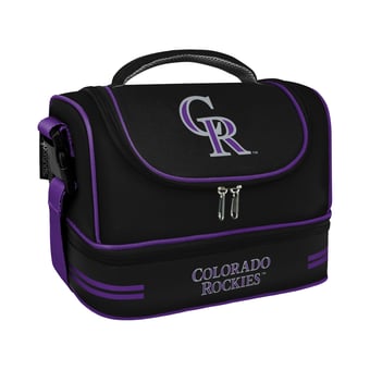 Logo Brands Colorado Rockies Lunch Cooler