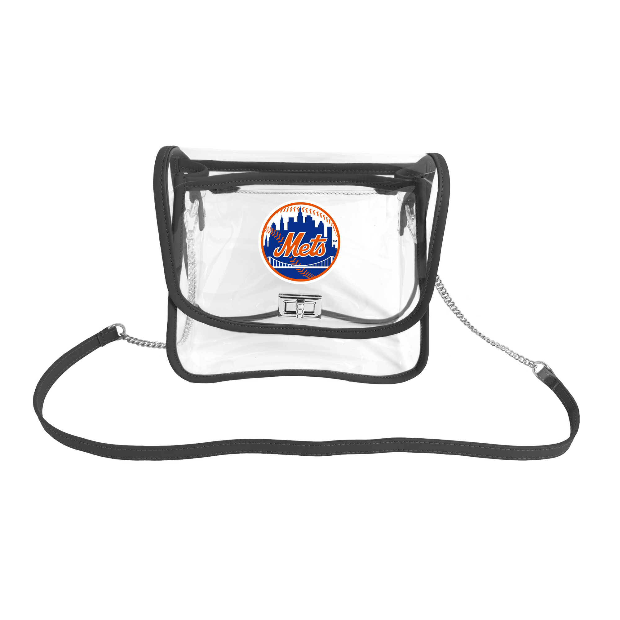 Logo Brands New York Mets Sideline Clear Purse