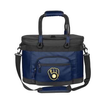 Logo Brands Milwaukee Brewers 35 Can Flex Cooler