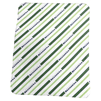 Logo Brands Seattle Seahawks 50" x 60" Classic Vertical Stripe Fleece Throw Blanket