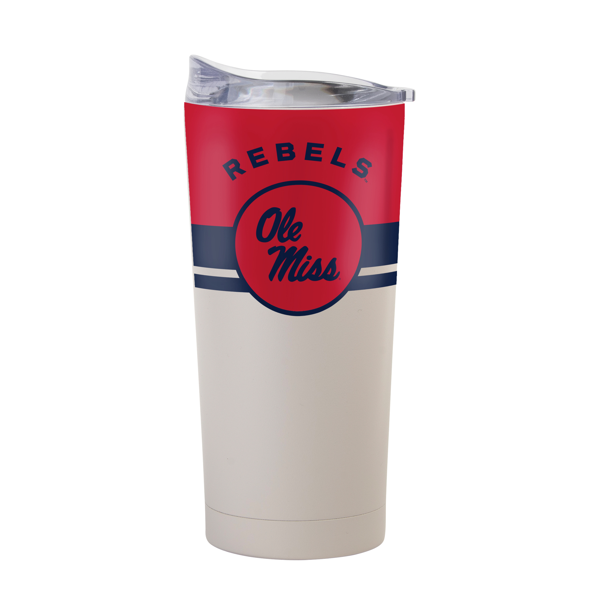 Logo Brands Ole Miss Rebels 20oz. Horizon Powder Coat Tumbler Logo Brands Ole Miss Rebels 20oz. Horizon Powder Coat Tumbler