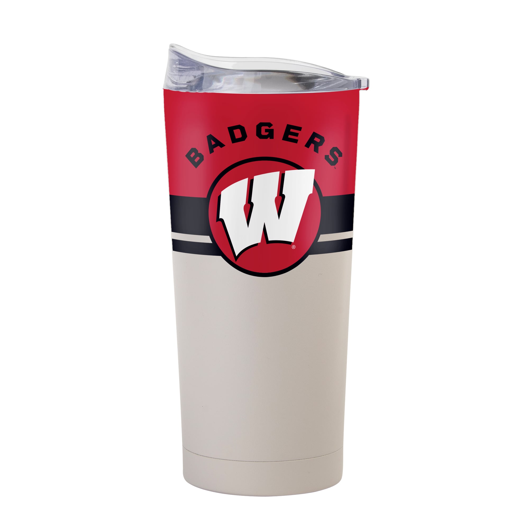 Logo Brands Wisconsin Badgers 20oz. Horizon Powder Coat Tumbler