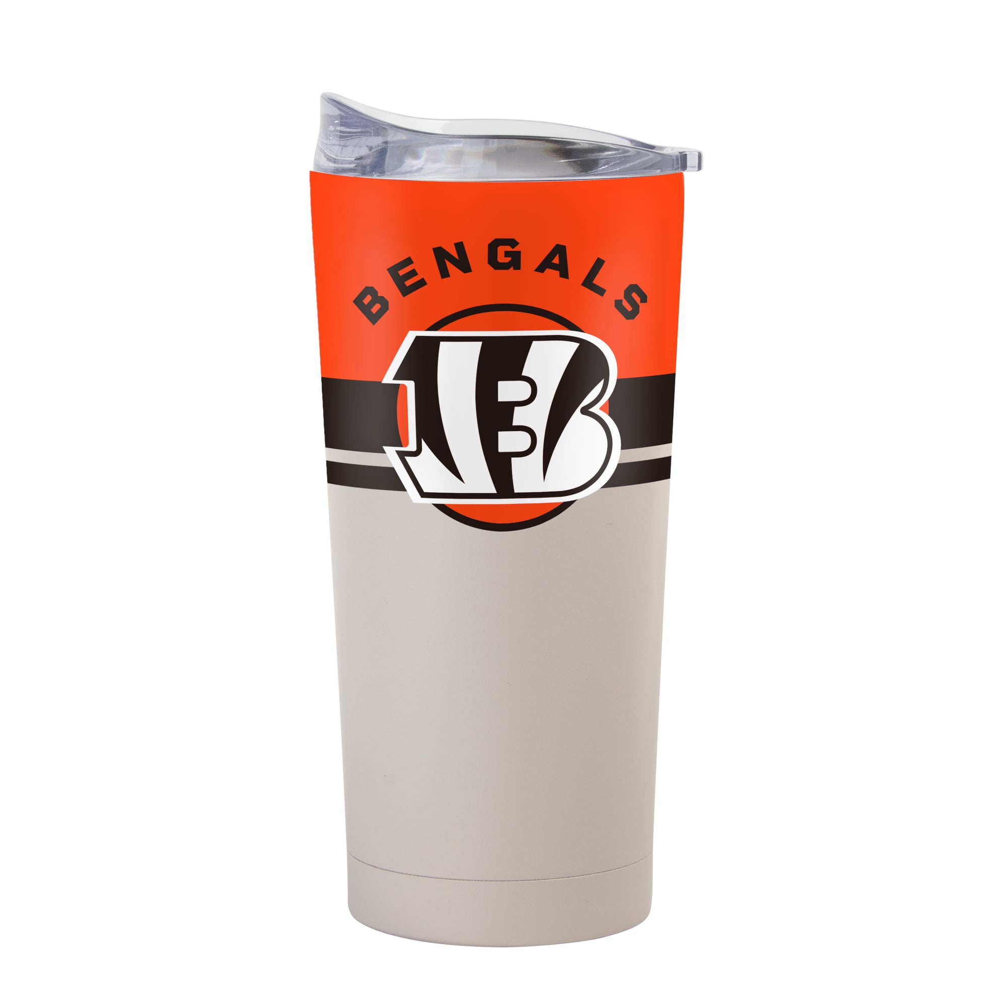 Logo Brands Cincinnati Bengals 20oz. Horizon Powder Coat Tumbler Logo Brands Cincinnati Bengals 20oz. Horizon Powder Coat Tumbler