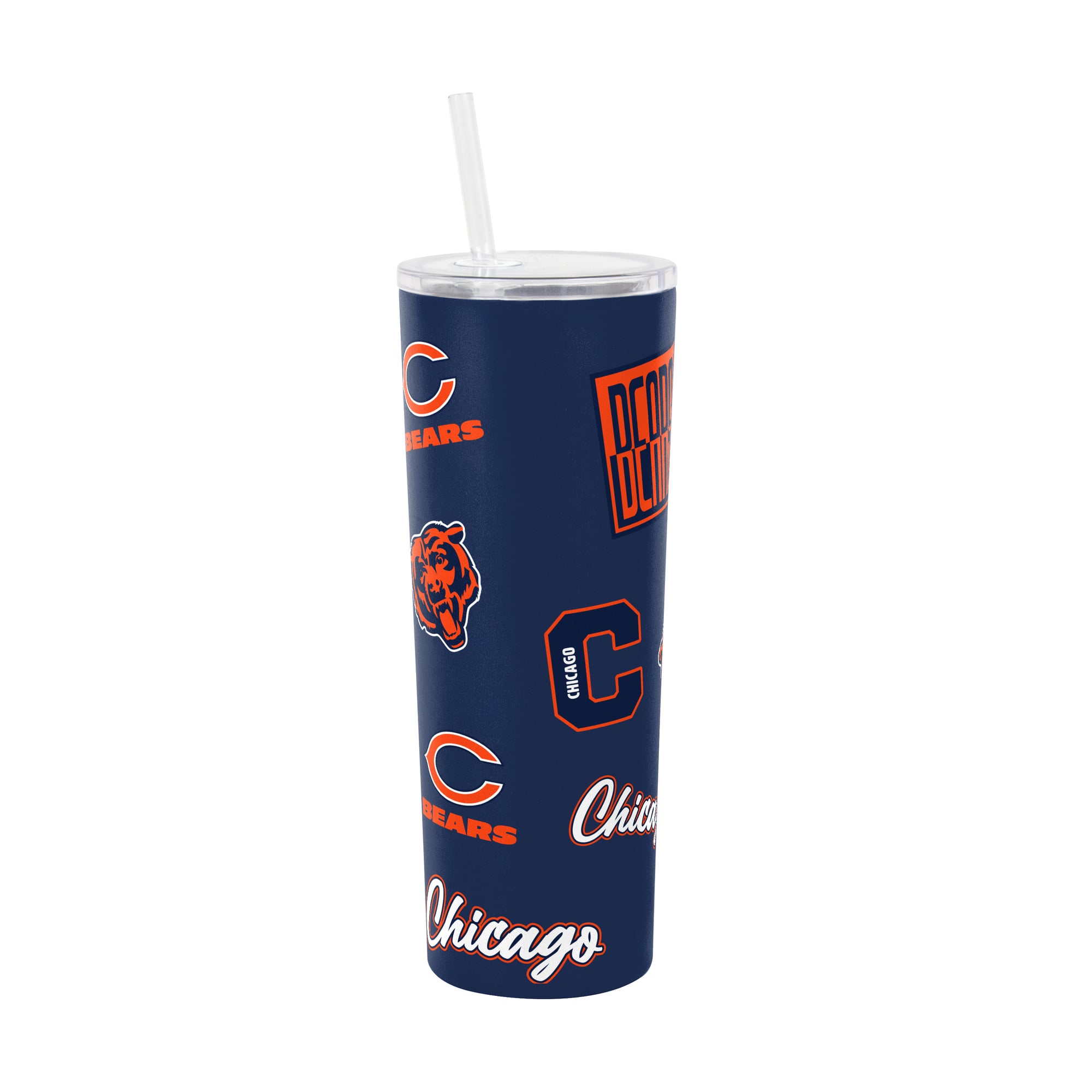Logo Brands Chicago Bears 30oz Dreamweave Straw Tumbler