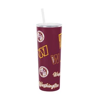 Logo Brands Washington Commanders 30oz Dreamweave Straw Tumbler